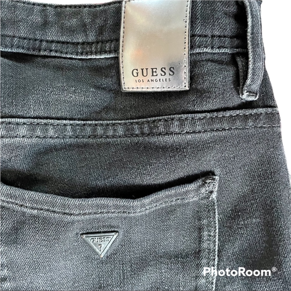 Guess faded black sexy curve jeans size 30